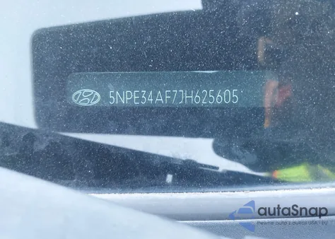 2018 Hyundai Sonata Sel z USA, uszkodzony, nr VIN 5NPE34AF7JH625605